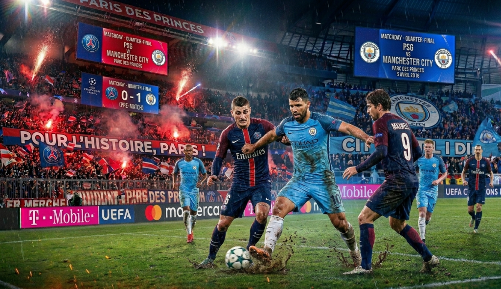 Le Paris Saint-Germain et Manchester City se retrouvent ce soir, le 5 avril 2016, pour le compte des quarts de finale de la Ligue des Champions.