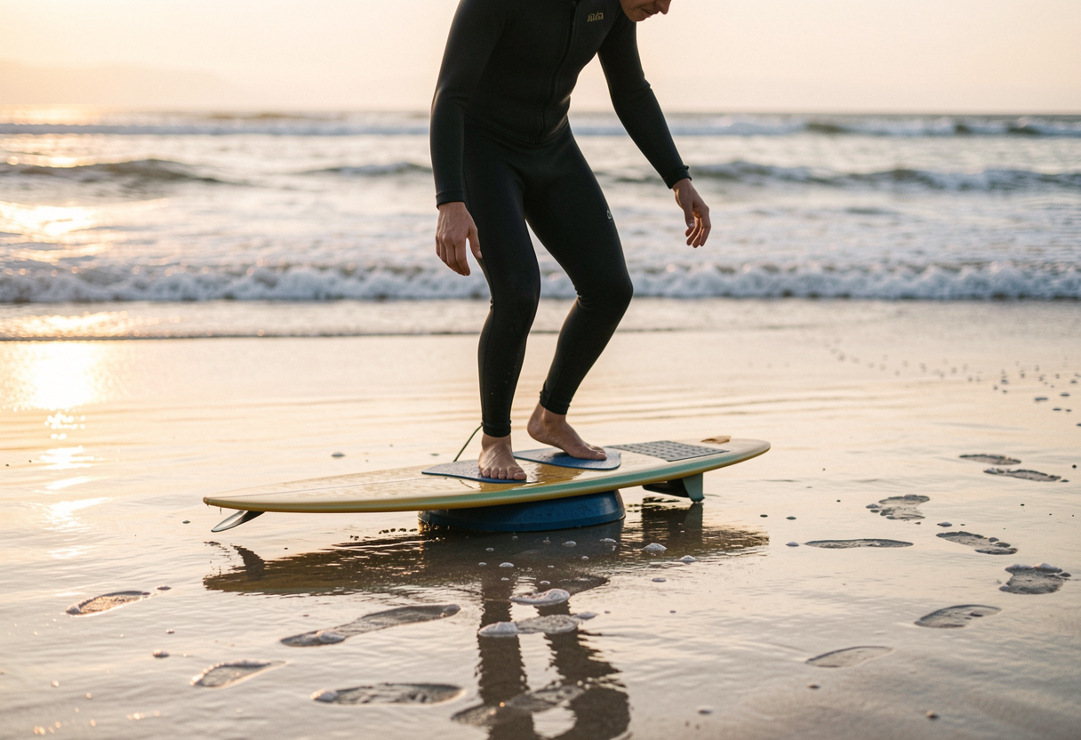 Travailler son équilibre pour le surf