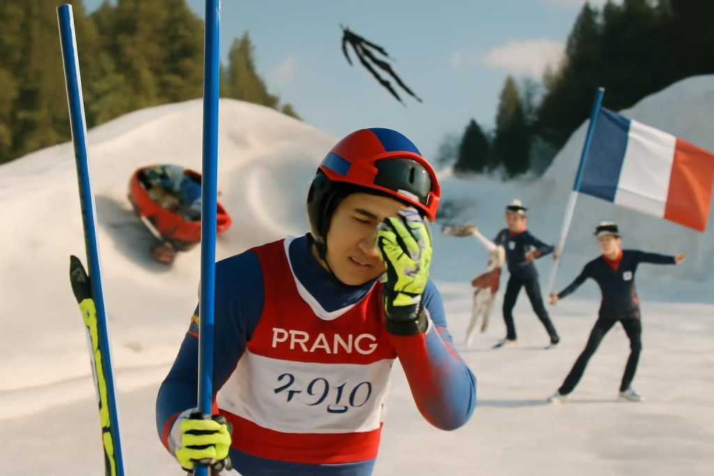 suivez en direct les jo 2026 avec les déboires de clément noël en slalom, le chaos dans le bobsleigh, ainsi que les résultats et rebondissements du saut à ski, patinage et plus encore.