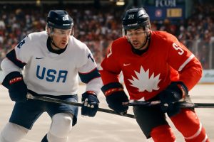 suivez en direct le duel intense pour l'or en hockey sur glace aux jo 2026 entre les états-unis et le canada, tandis que la france totalise 19 médailles à la fin de cette journée exceptionnelle.