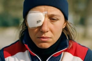 kamila sellier blessée à l’œil lors des jo d'hiver 2026, recevant 4 points de suture à l’intérieur. découvrez les détails de son accident et son état de santé.