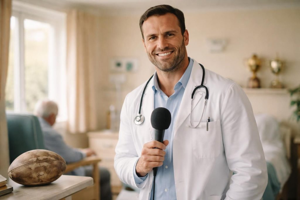 découvrez l'histoire de jamie roberts, le médecin gallois exceptionnel, entre sa carrière en gériatrie, son expérience en coupe du monde 2011 et son rôle de commentateur pour nations 2026.
