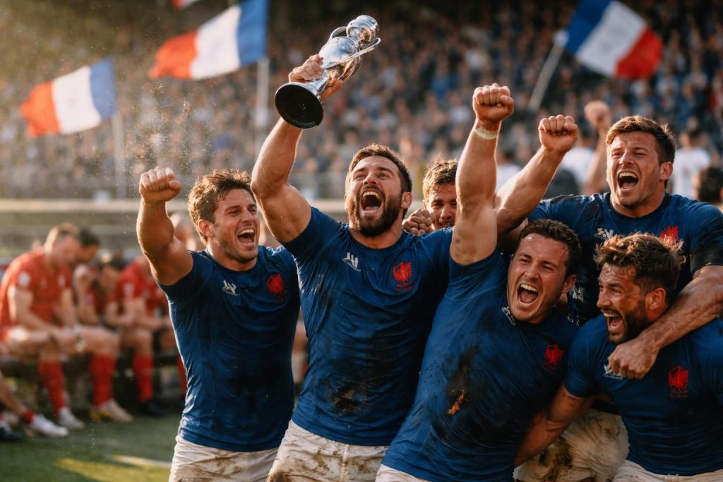 découvrez comment la france a brillé dans le tournoi nations 2026, éclipsant les gallois devenus la risée du rugby mondial, dans un paysage sportif salué par la presse internationale émerveillée.