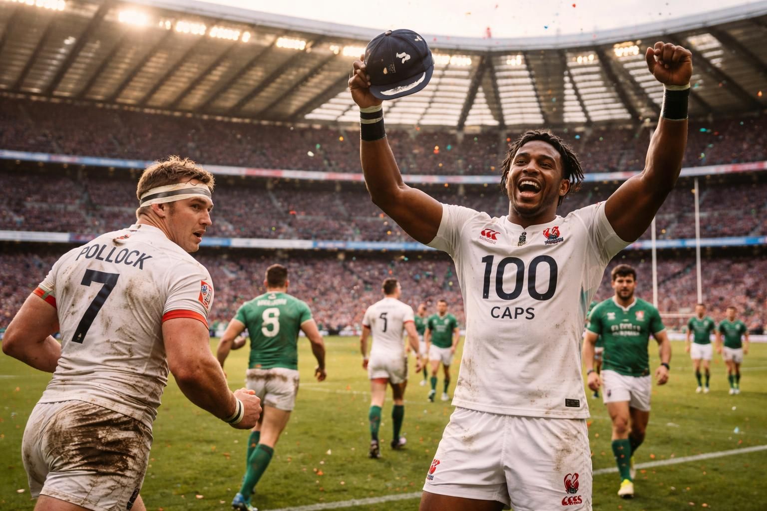 découvrez la composition de l'équipe d'angleterre face à l'irlande avec pollock titulaire pour la première fois et itoje célébrant sa 100e sélection, un moment historique pour les deux joueurs.