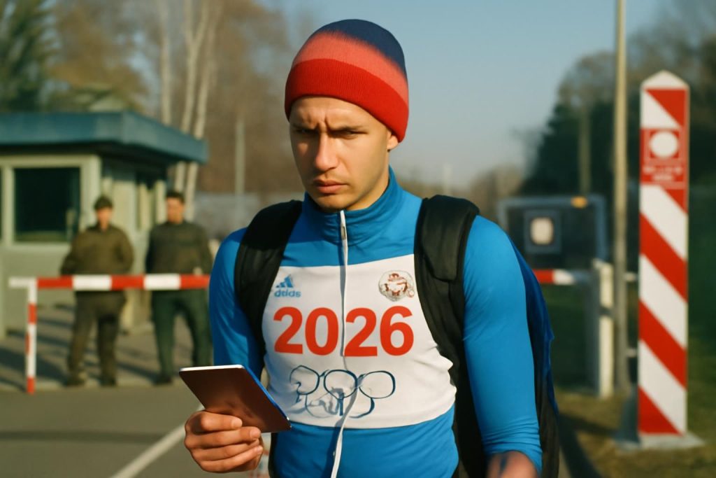 un athlète des jeux olympiques d'hiver 2026 voit son visa annulé à la frontière polonaise, ce qui compromet sa participation à la coupe à venir.