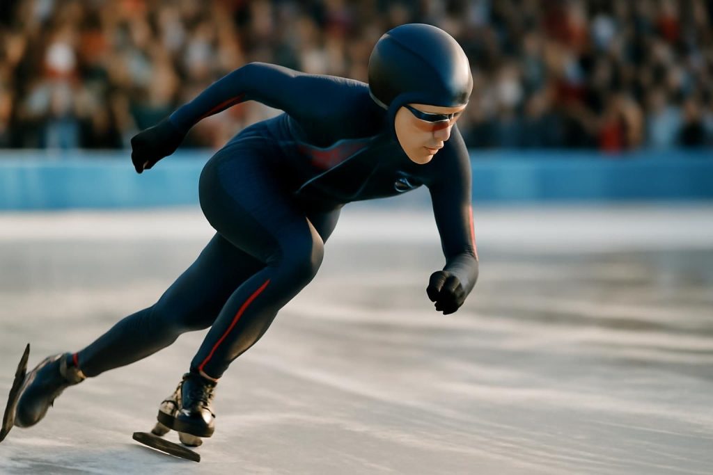 découvrez comment une star du patinage de vitesse a captivé les foules aux jo 2026 et vendu sa combinaison exceptionnelle aux enchères pour 195 000 euros.