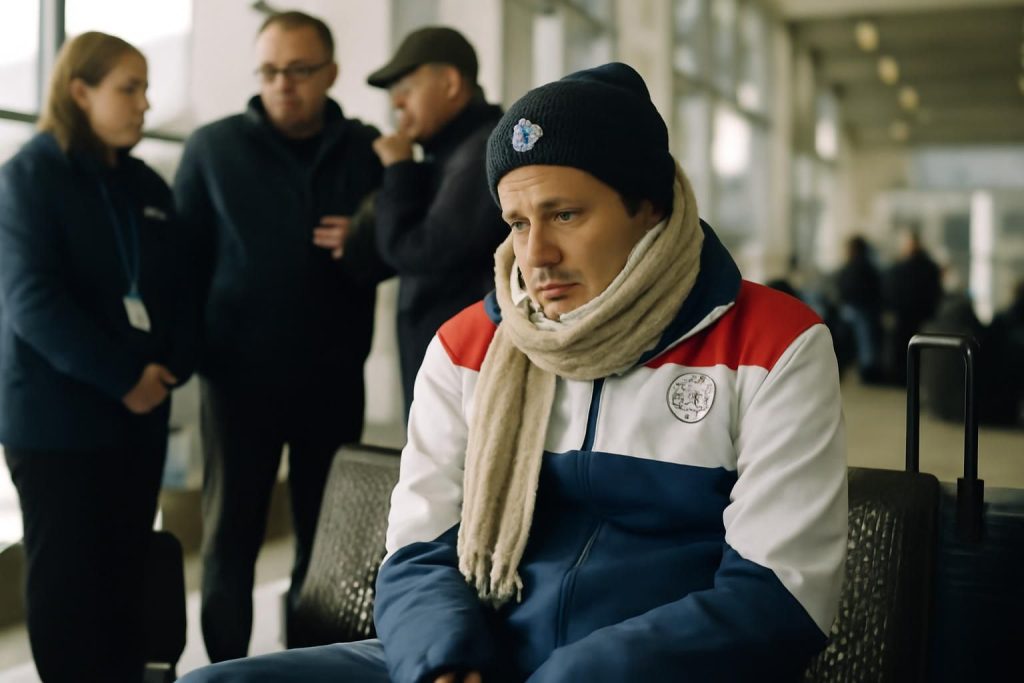 jo d'hiver 2026 : un athlète malade contraint de quitter la compétition, une situation marquée par des soupçons de négligence qui soulèvent des questions sur la gestion de l'événement.