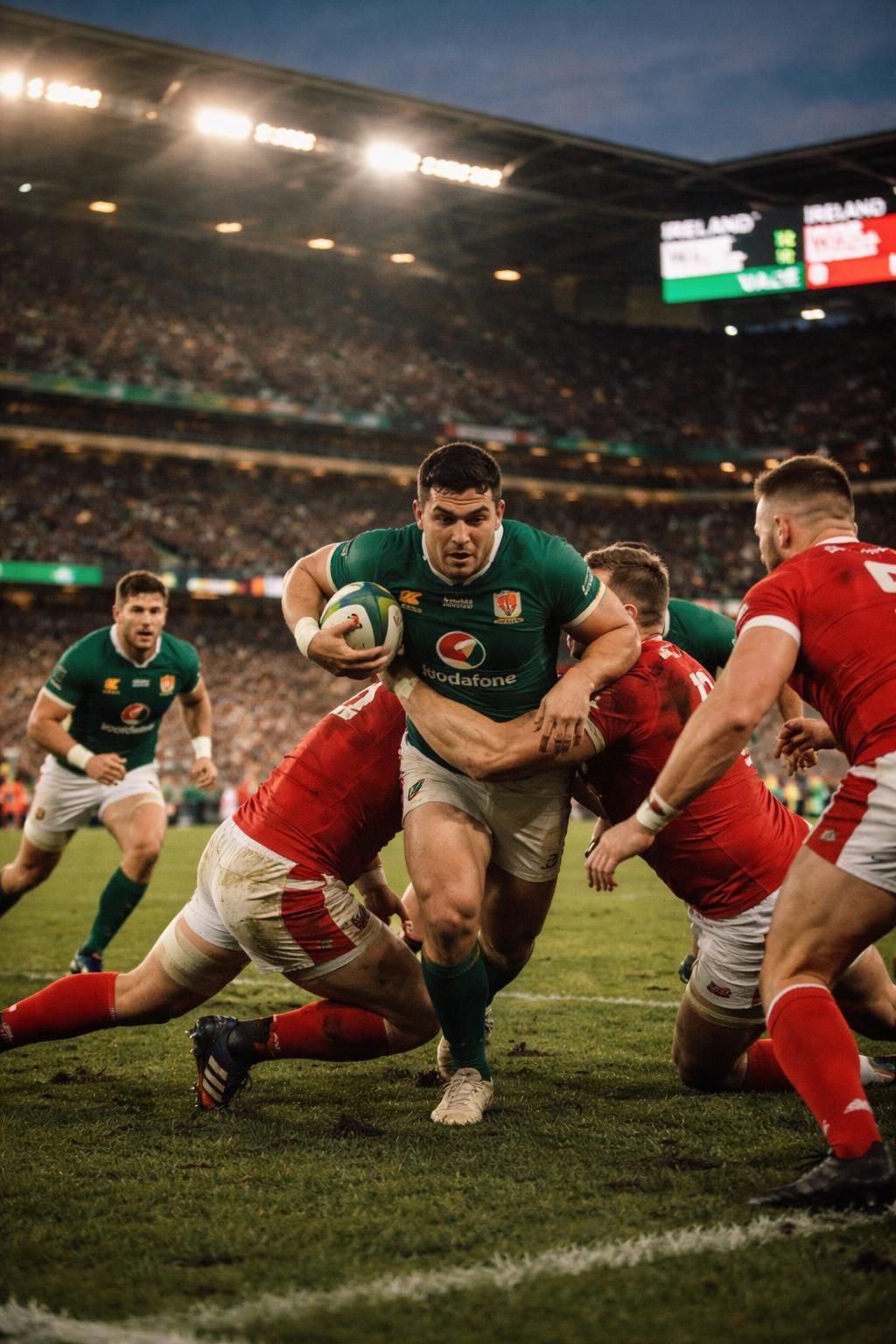 suivez en direct le choc intense entre l'irlande et le pays de galles lors du tournoi des six nations. ne manquez aucune action grâce à notre live et streaming exclusifs.