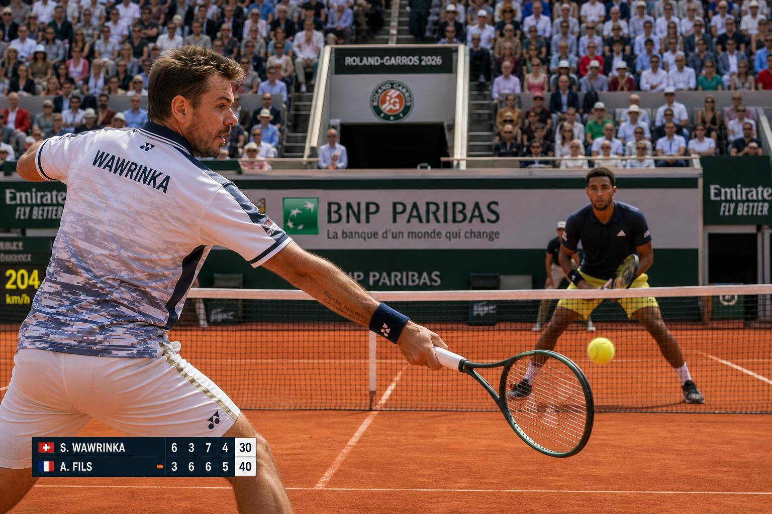 découvrez les affrontements majeurs de roland-garros 2026 avec wawrinka contre fils, cilic face à kouamé, et kalinskaya défiant boisson. ne manquez rien des rencontres incontournables du tournoi.