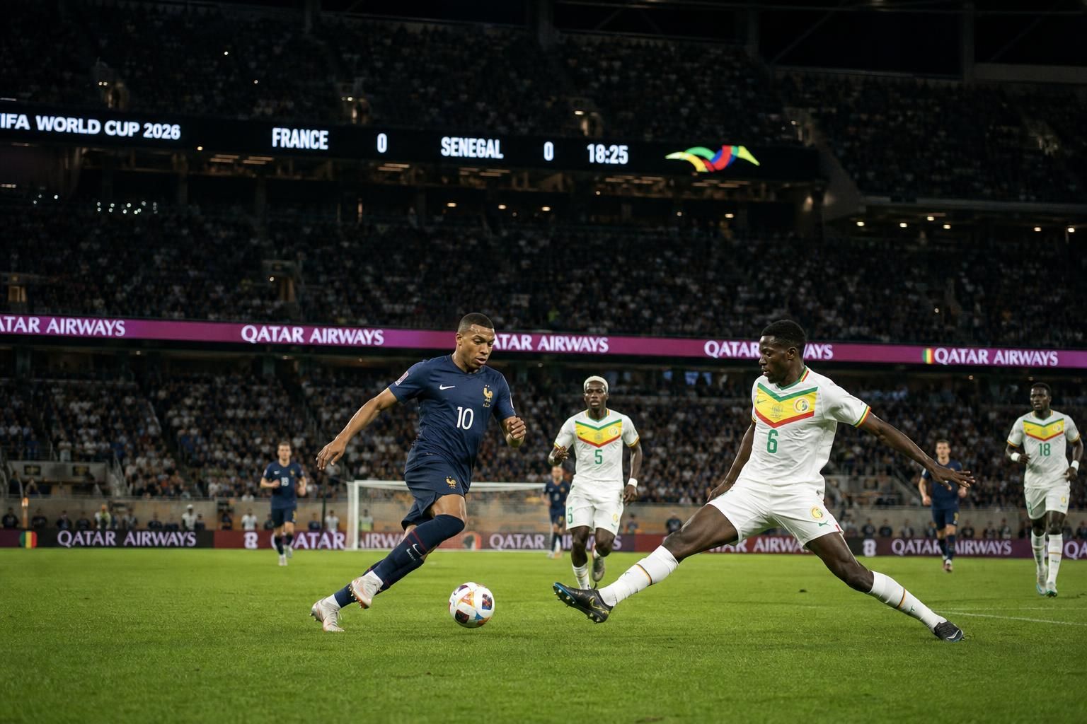 suivez en direct le match palpitant de la coupe du monde 2026 entre la france et le sénégal. ne manquez aucune action et vivez chaque moment intense de cette rencontre exceptionnelle.