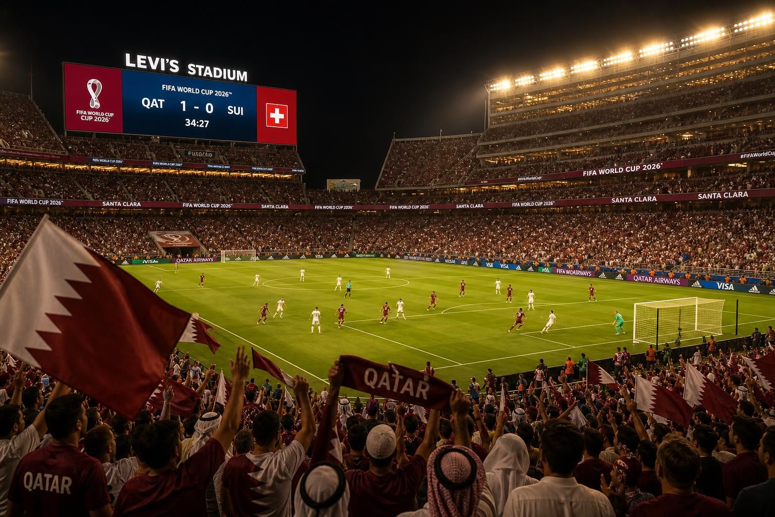 suivez en direct le match de la coupe du monde 2026 entre le qatar et la suisse avec le score en temps réel et le résultat final. ne manquez aucune action de ce duel passionnant !