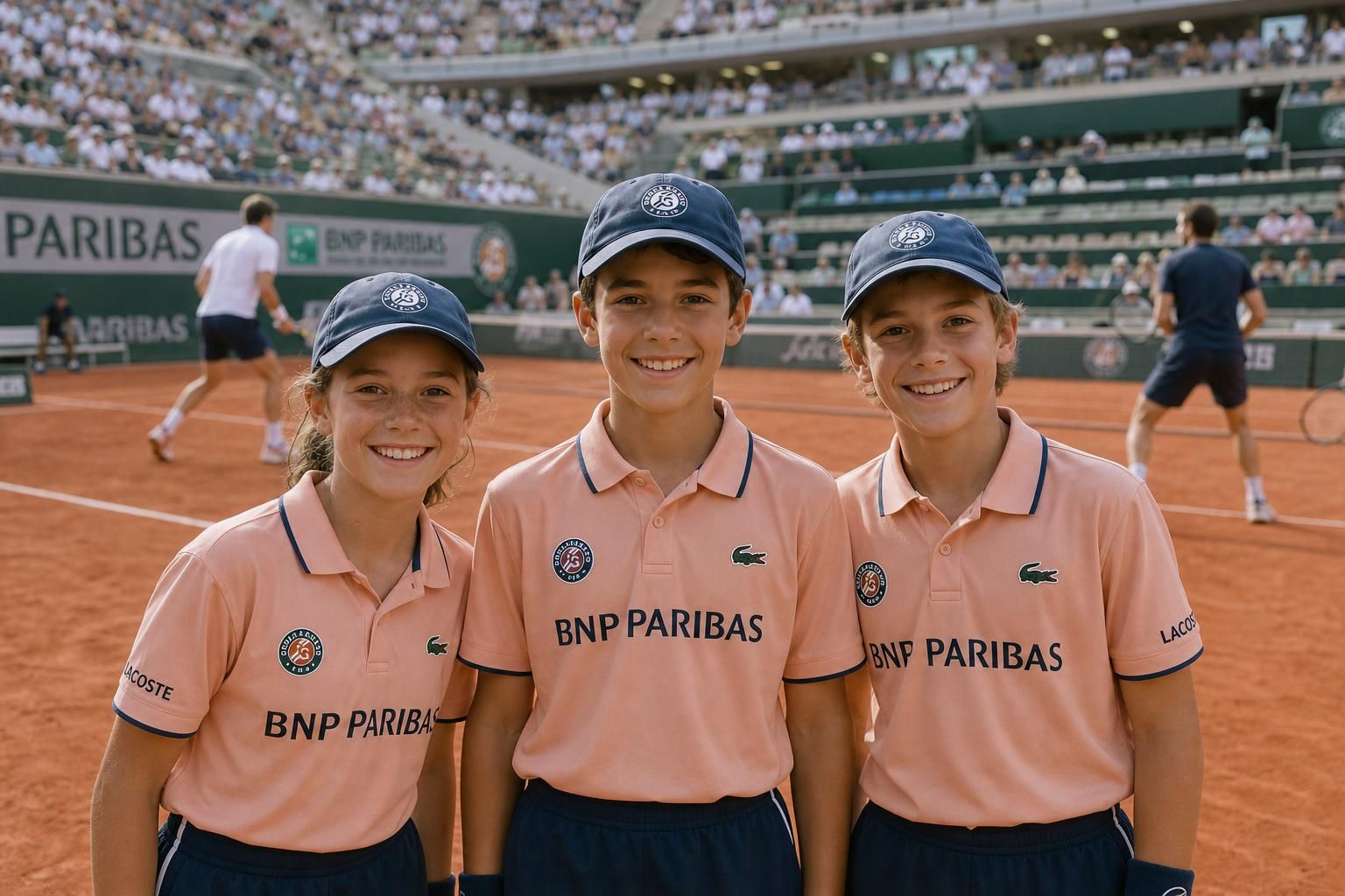découvrez le parcours inspirant de baptiste, loevan et thomas, trois passionnés de tennis qui réalisent leur rêve de jouer à roland-garros, le tournoi mythique par excellence.