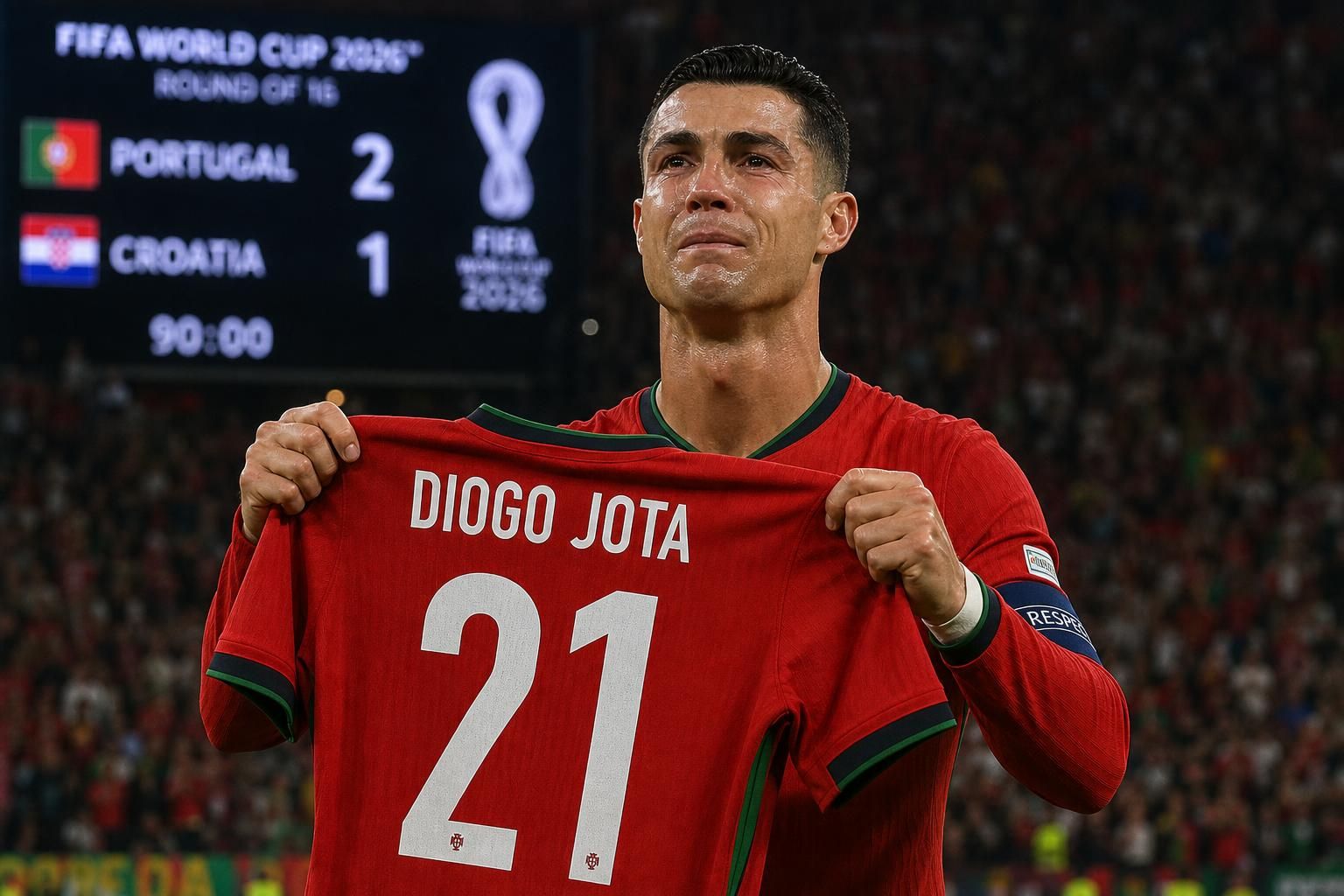 revivez l'émotion intense de cristiano ronaldo après le match portugal-croatie lors de la coupe du monde 2026 avec une vidéo exclusive.