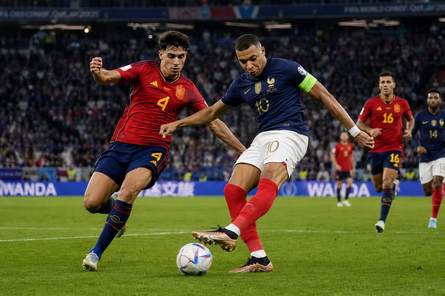 suivez en direct le duel intense entre la france et l'espagne lors de la coupe du monde 2026. ne manquez aucune action, analyse et moment clé de ce match exceptionnel.