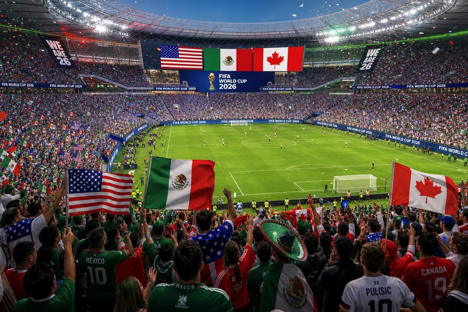 découvrez toutes les dernières informations sur la coupe du monde 2026, co-organisée par les états-unis, le mexique et le canada, avec les nouveautés, les équipes qualifiées et les dates clés du mondial.