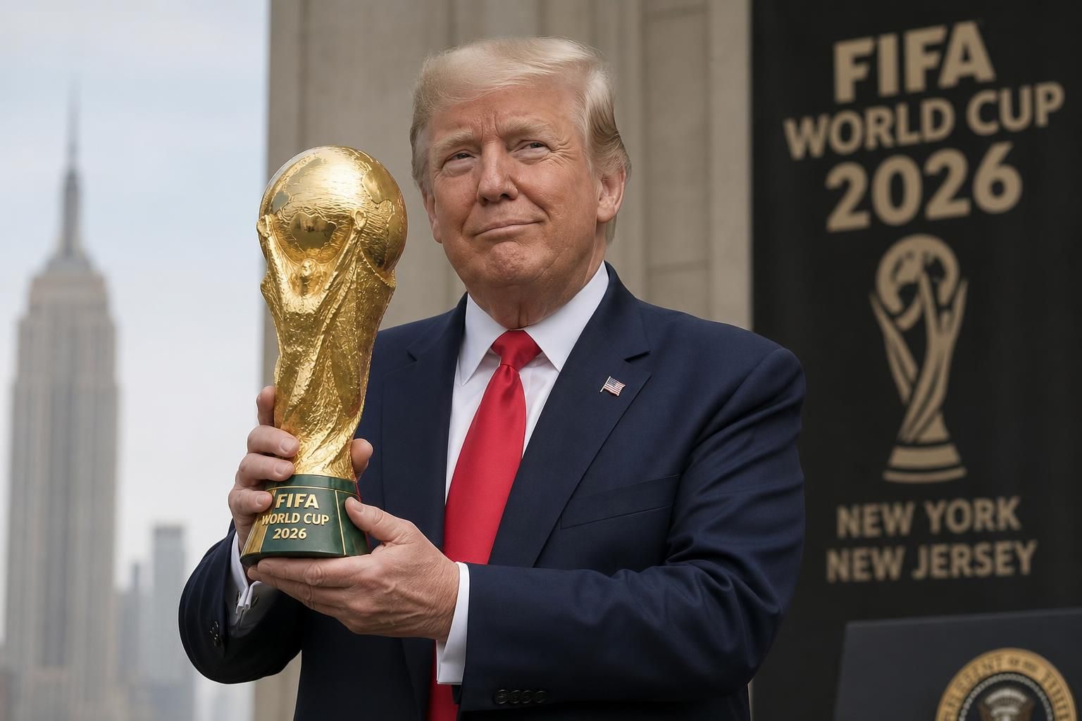 découvrez l'appel vibrant de donald trump à gianni infantino pour organiser une coupe du monde 2026 entièrement aux états-unis, mettant en avant une passion et une ambition américaines sans précédent.