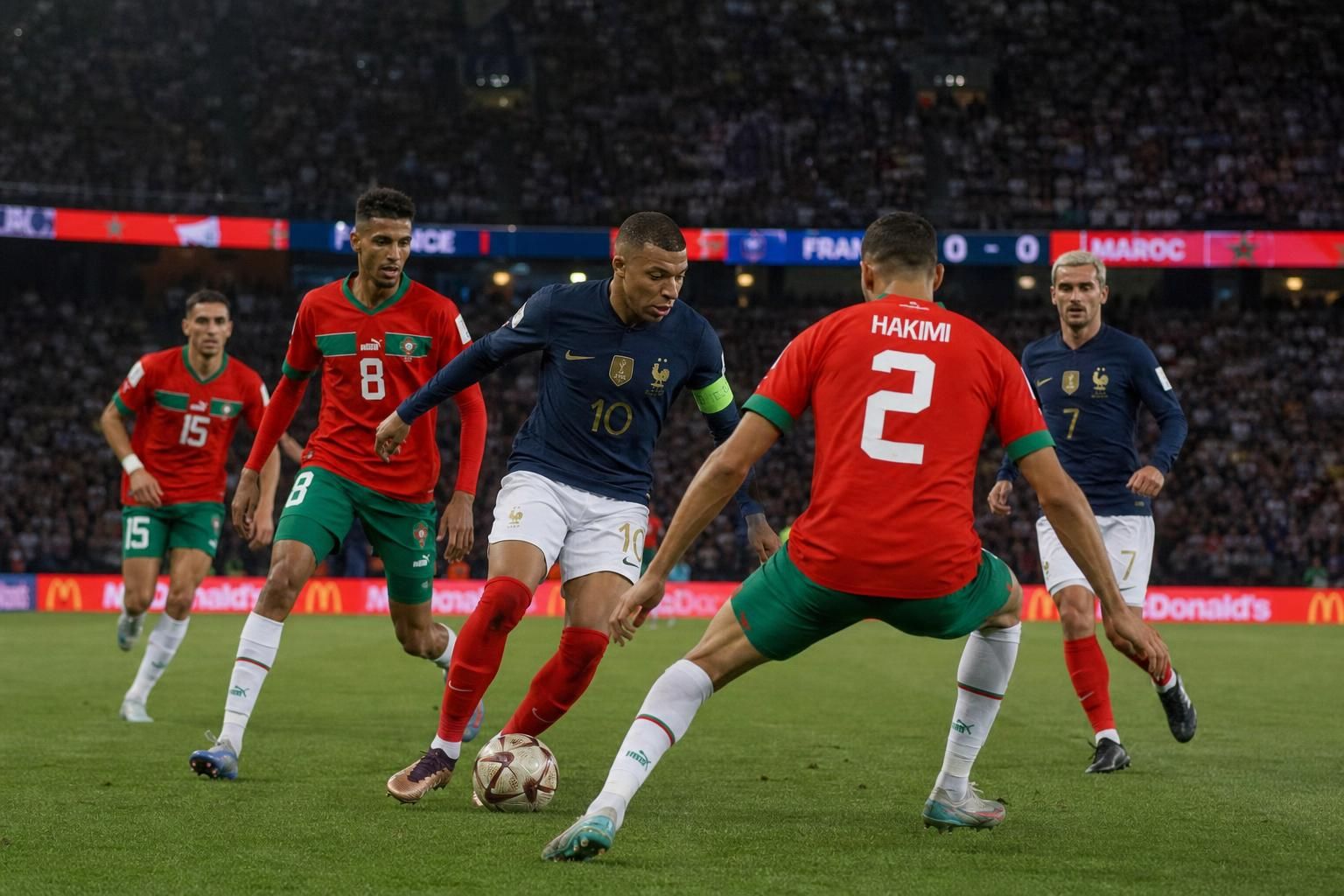 suivez en direct le match france vs maroc : découvrez la composition officielle, les décisions arbitrales controversées, l'heure de début et la chaîne de diffusion de cette rencontre de la coupe.