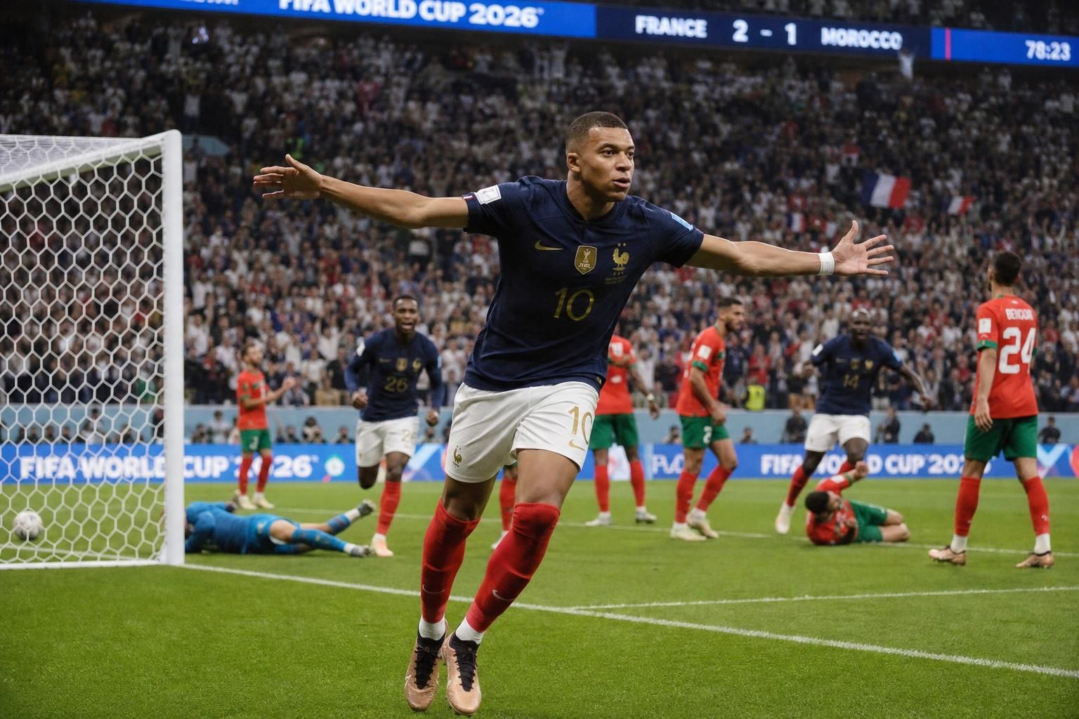 suivez en direct le match france vs maroc de la coupe du monde 2026 et vivez chaque moment intense de cette confrontation exceptionnelle.