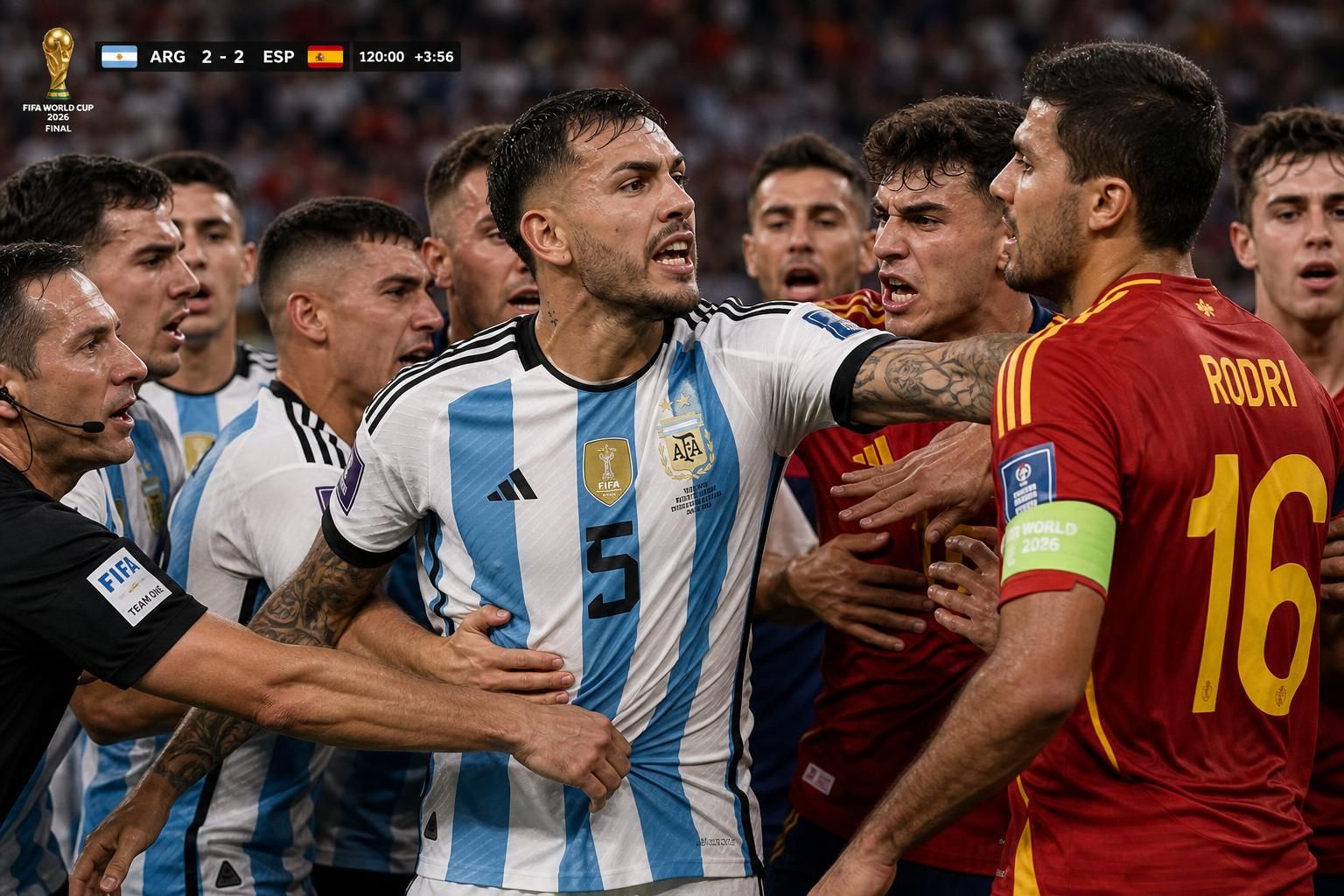 découvrez les sanctions sévères infligées à leandro paredes et à l'équipe d'argentine suite aux incidents survenus lors de la finale de la coupe du monde 2026.
