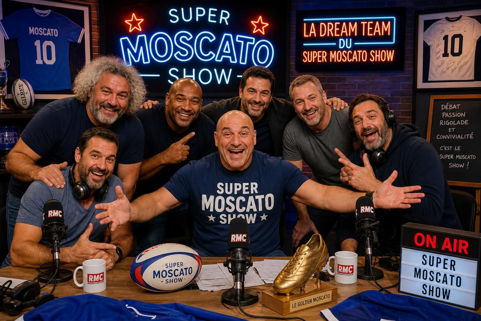 écoutez l'intégrale du meilleur du super moscato show du mercredi 12 août 2026 avec des débats passionnés, des analyses pointues et des invités exclusifs.