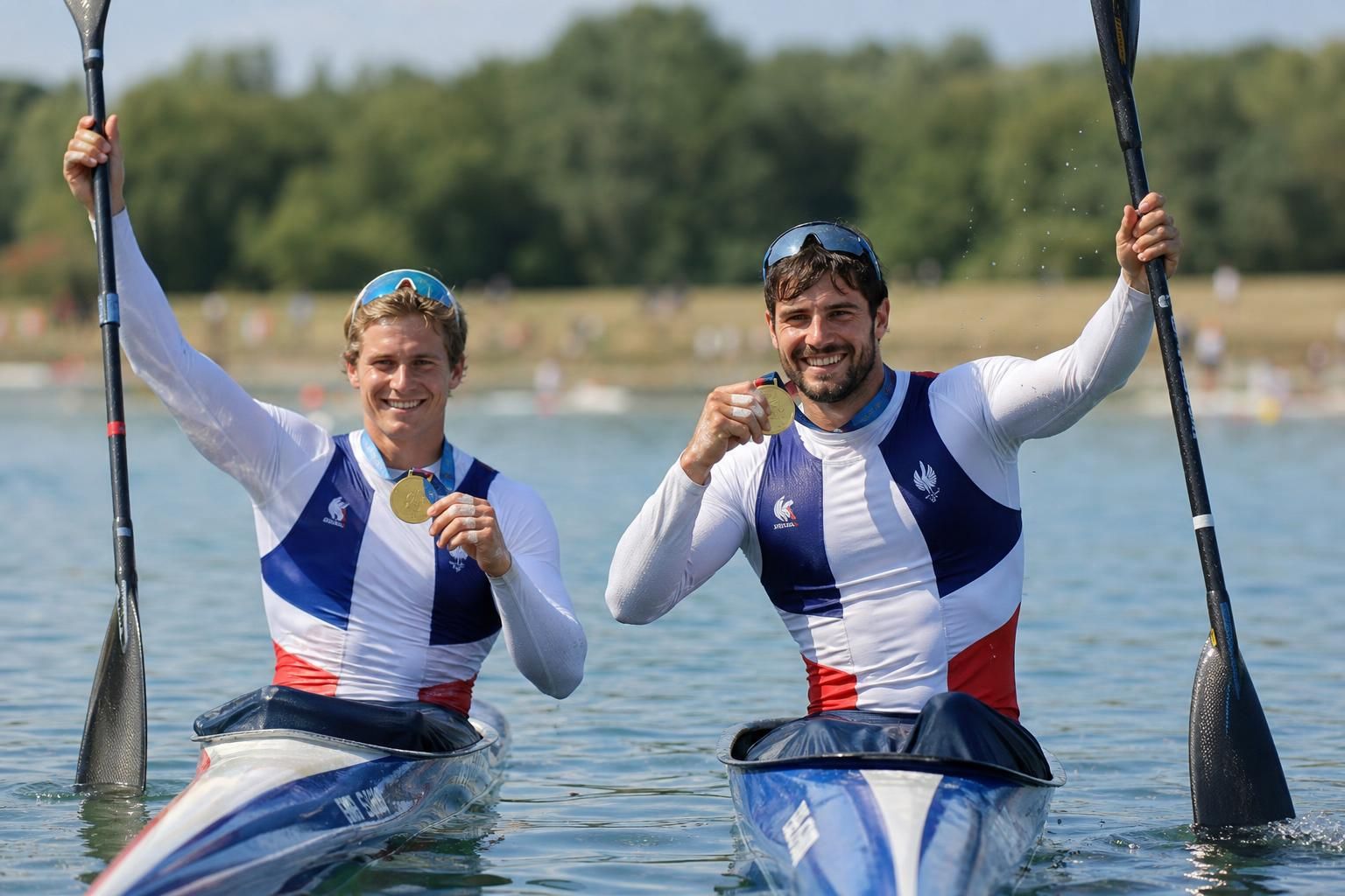 au mondial de canoë-kayak à vaires-sur-marne, deux athlètes français se distinguent en remportant une médaille en kayak, témoignant de leur talent et de leur détermination.